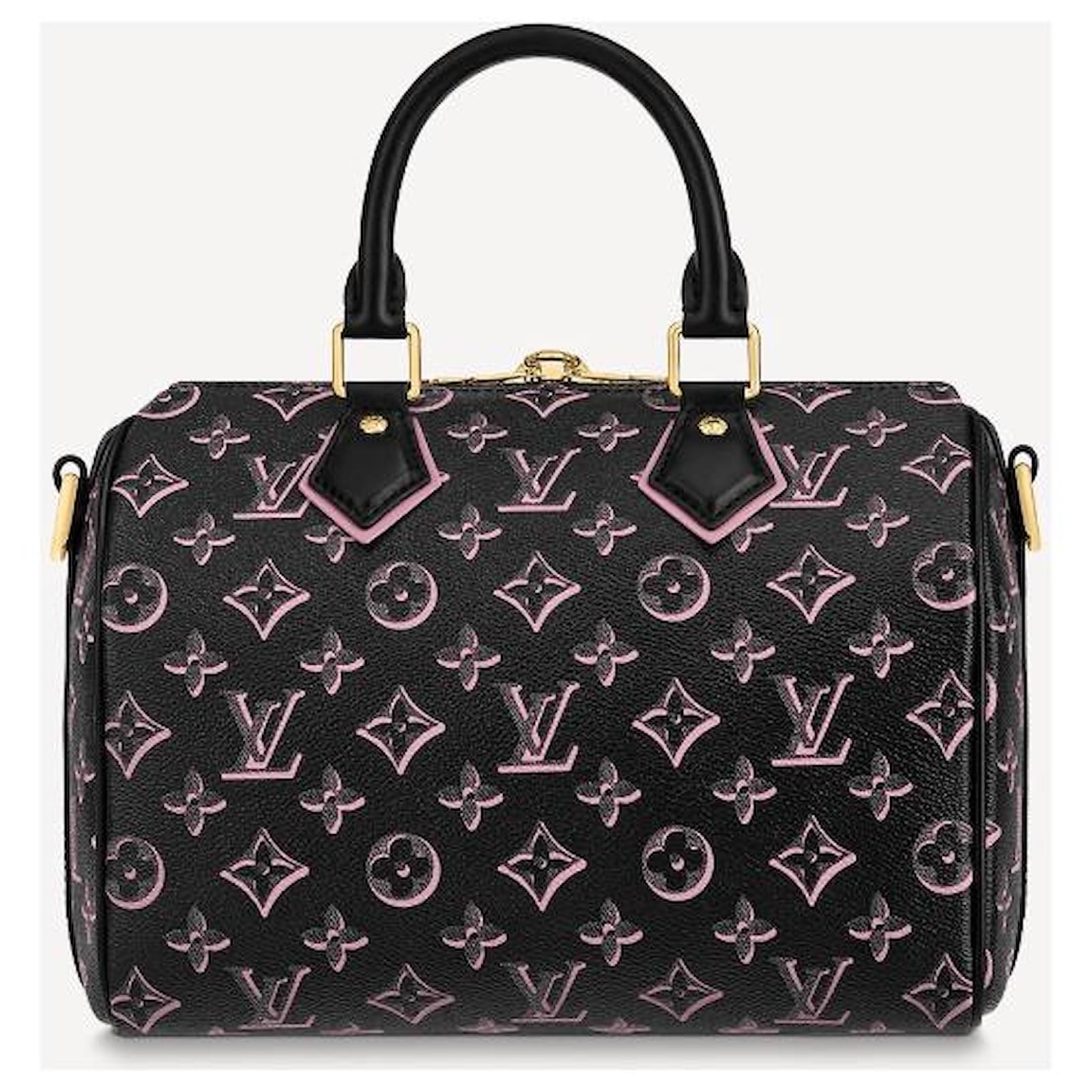 Louis Vuitton Monogram Fall for You Speedy Bandoulière 25 Handbag - Black