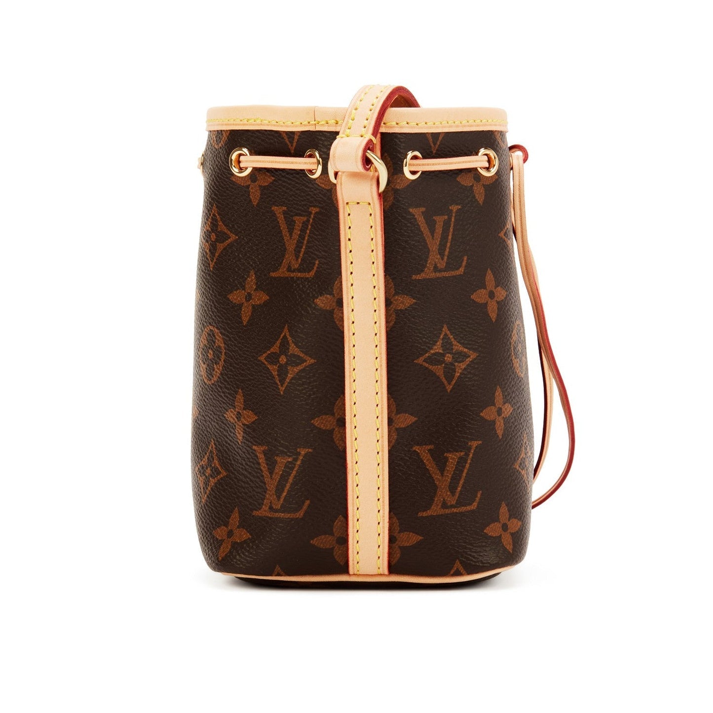 Louis Vuitton Monogram Canvas Nano Noe Bucket Bag - Dark Brown