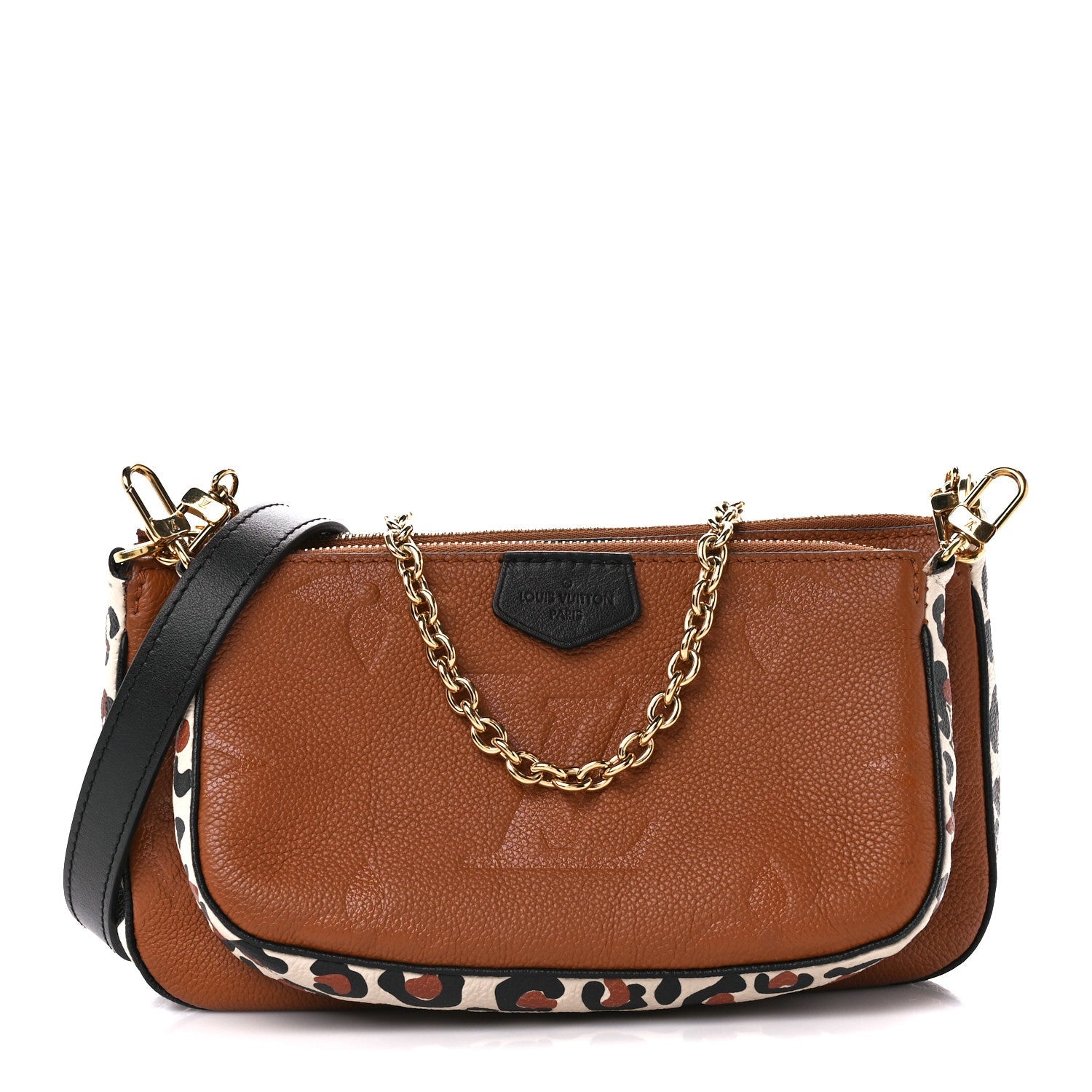 Louis Vuitton Wild At Heart Multi Pochette Accessoires Crossbody Bag - Caramel Brown