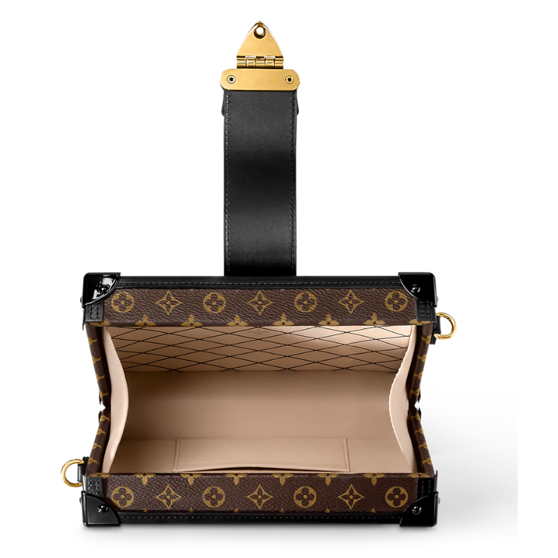 Louis Vuitton Monogram Petite Malle Handbag - Brown