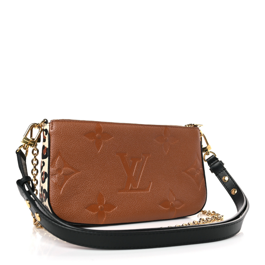 Louis Vuitton Wild At Heart Multi Pochette Accessoires Crossbody Bag - Caramel Brown