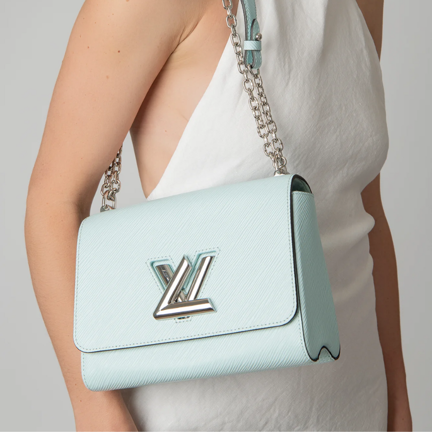 Louis Vuitton Twist MM Chain Bag - Cyan