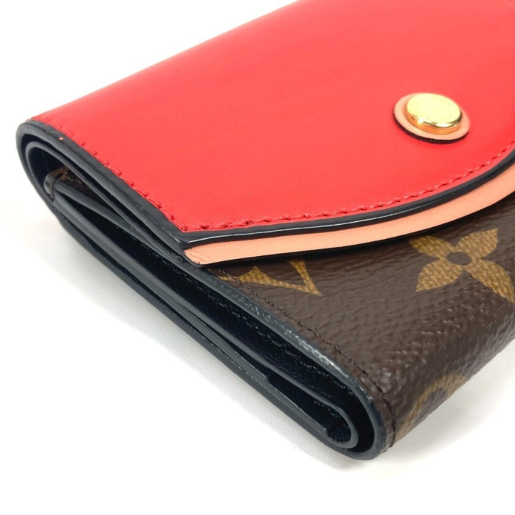 Louis Vuitton Monogram Portefeuille Tuileries Compact Wallet - Red/Brown