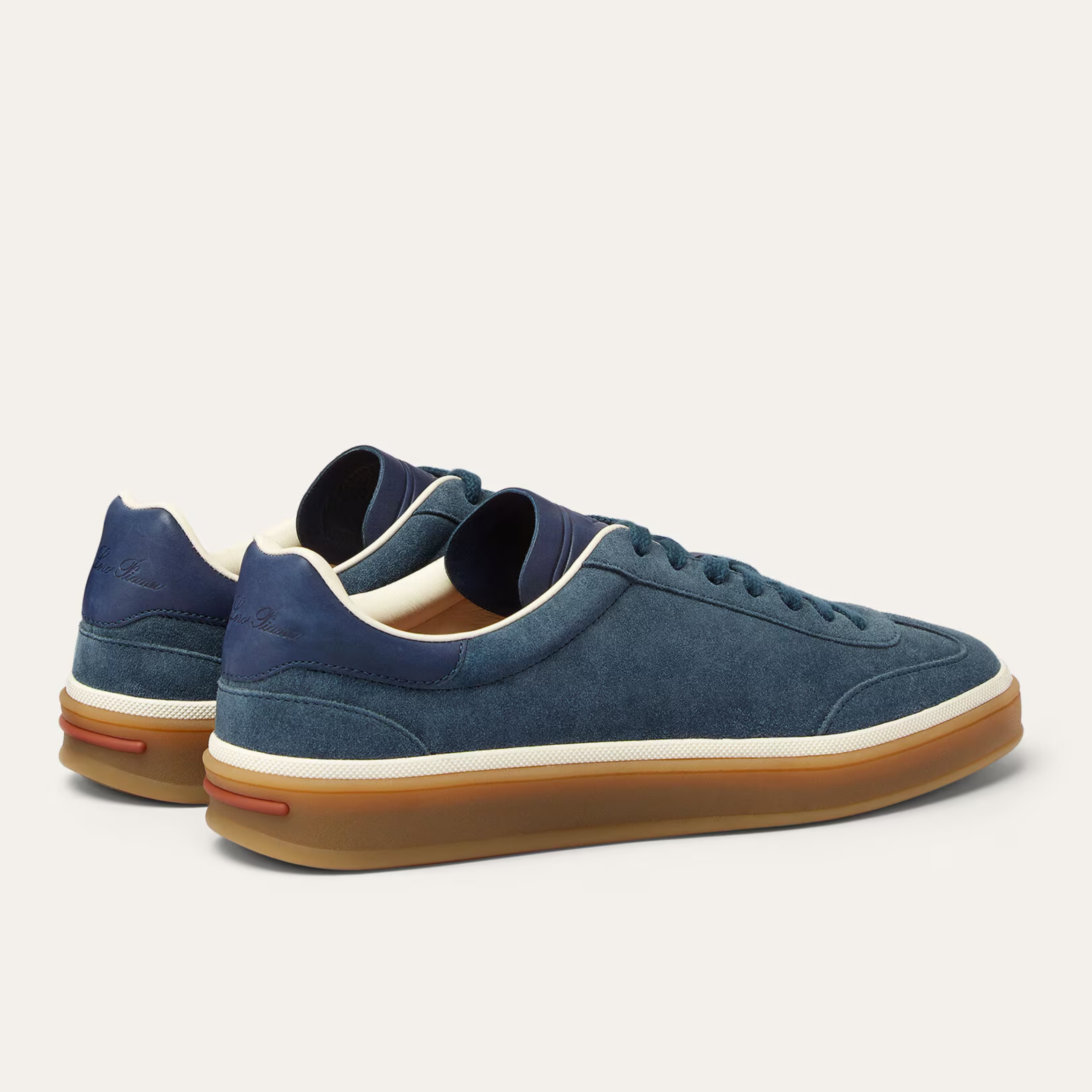 Loro Piana Tennis Walk Suede Calf Split Sneakers - Black Figs (W1CQ)