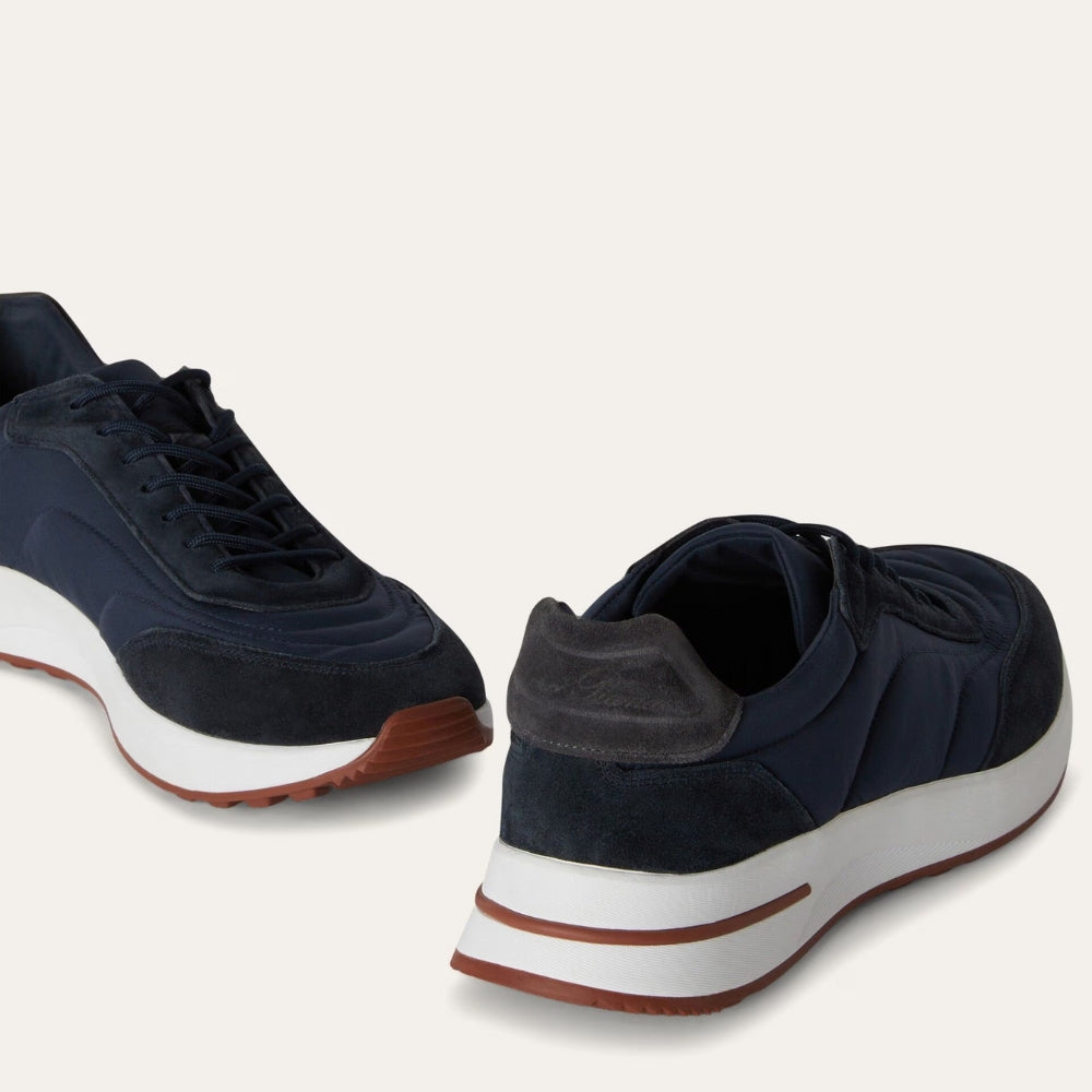 Loro Piana Week End Walk Sneakers - Navy Blue (W000)