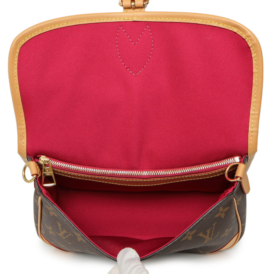 Louis Vuitton Diane Satchel Crossbody Bag - Fuchsia