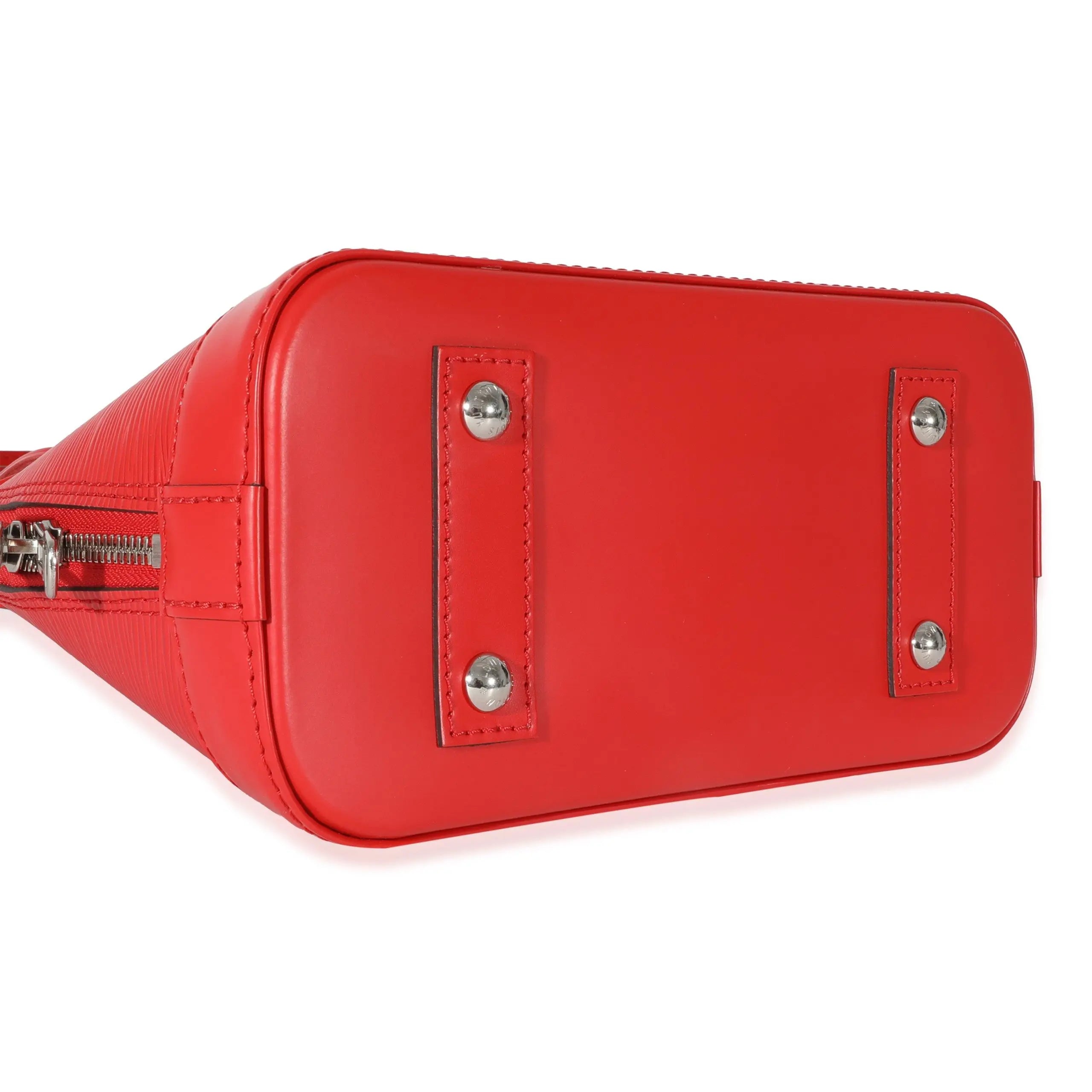 Louis Vuitton Epi Alma Nano BB Handbag - Red