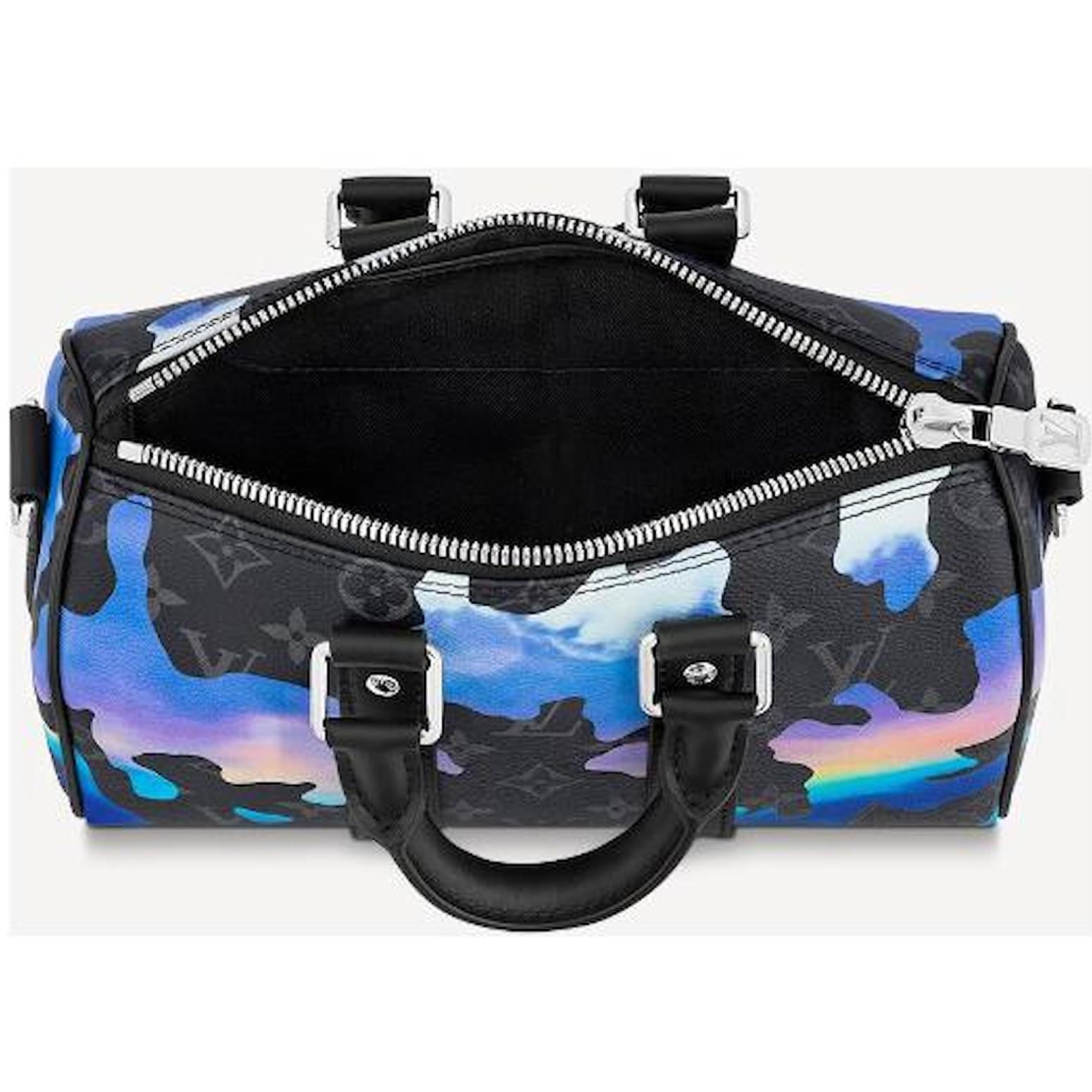 Louis Vuitton Monogram Eclipse Keepall Bandoulière 25 Handbag - Sunrise