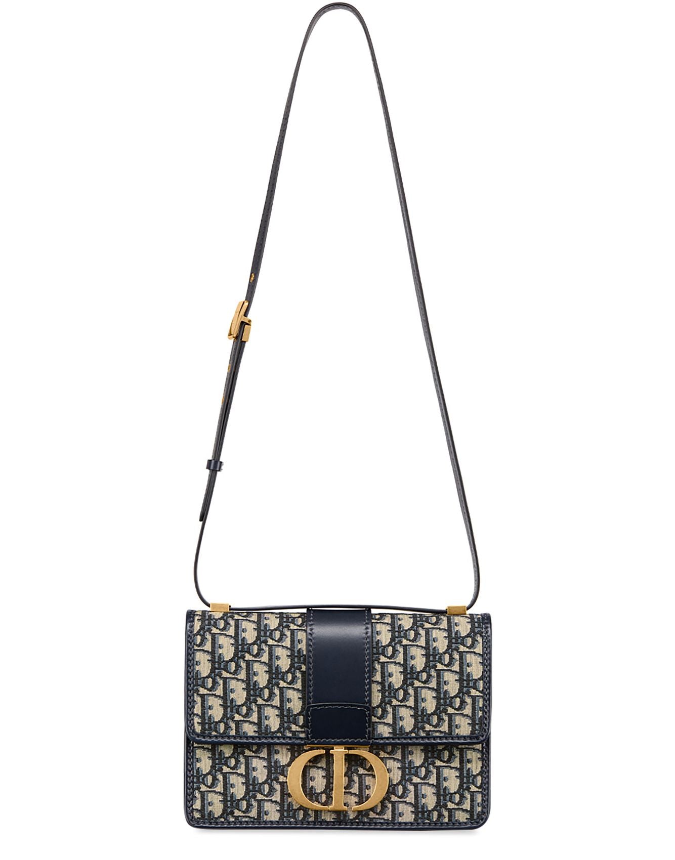 Dior 30 Montaigne Jacquard Bag - Blue Dior Oblique