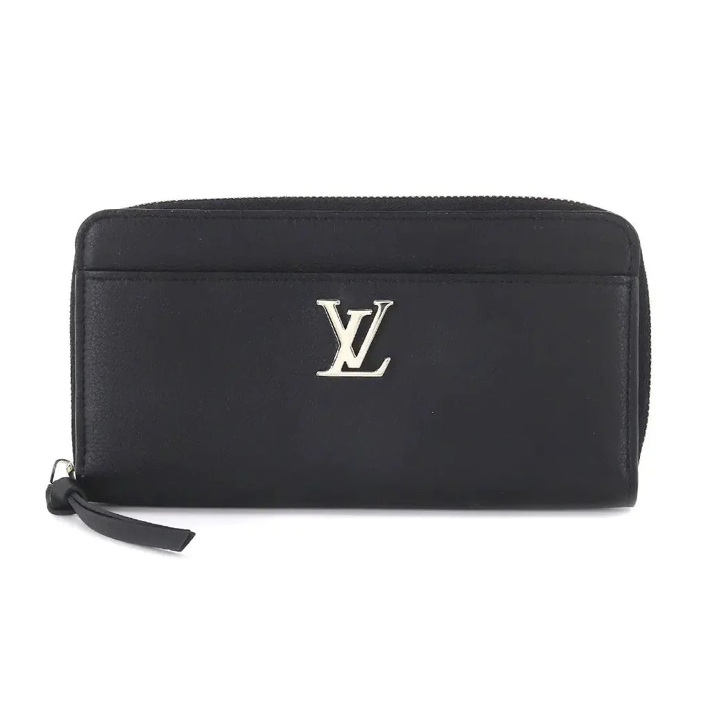 Louis Vuitton Lockme Zippy Wallet - Black
