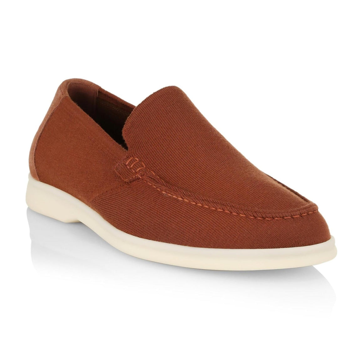 Loro Piana Classic Summer Knitted Walk Loafer - Rust (227)