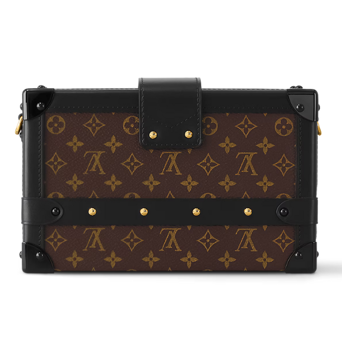 Louis Vuitton Monogram Petite Malle Handbag - Brown