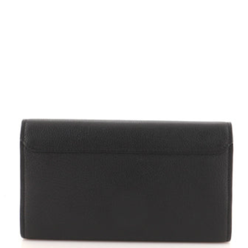 Louis Vuitton Leather Mylockme Wallet - Black