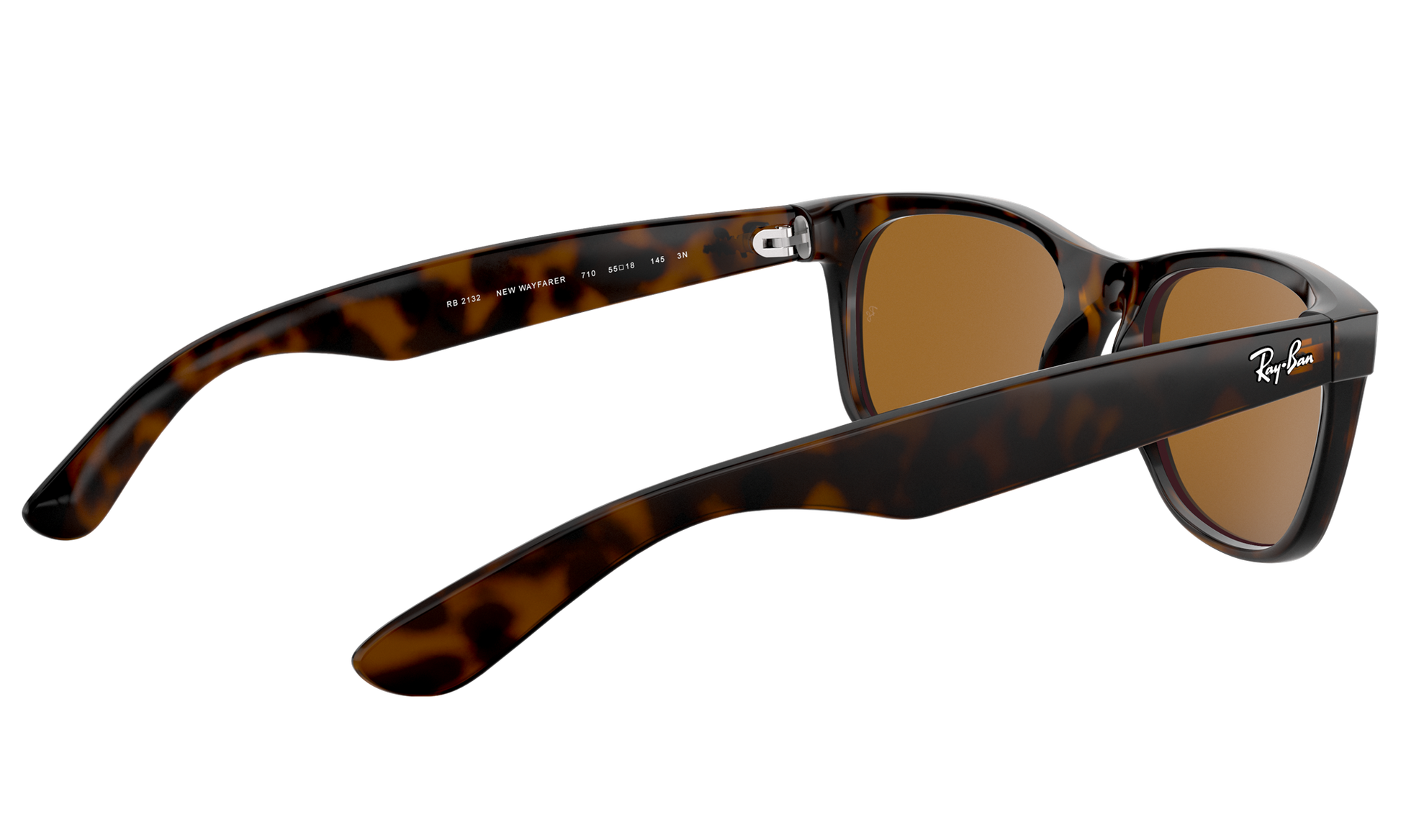 Ray Ban Wayfarer RB2132 902L Tortoise Brown Sunglasses
