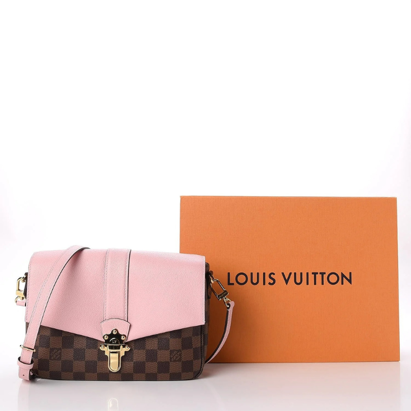 Louis Vuitton Damier Ebene Clapton Crossbody Bag - Magnolia Pink