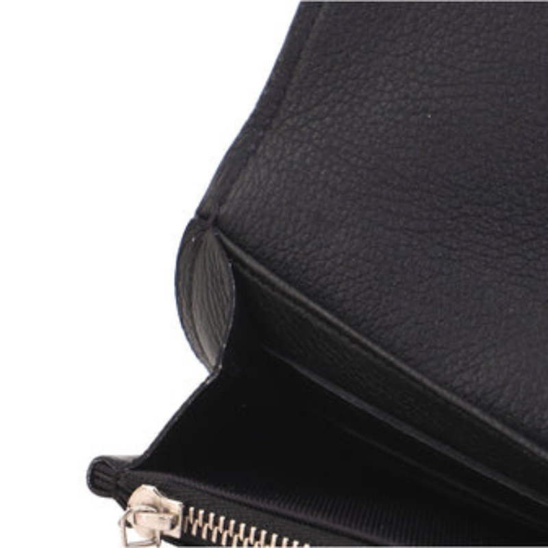 Louis Vuitton Leather Mylockme Wallet - Black