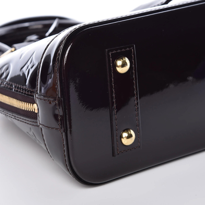 Louis Vuitton Vernis Alma BB Handbag - Amarante
