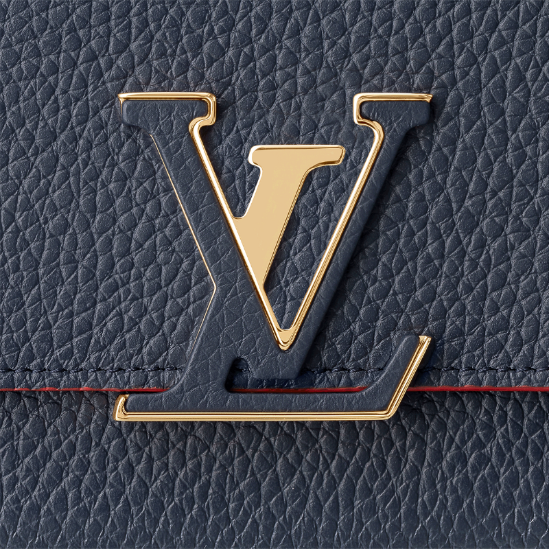 Louis Vuitton Capucines Taurillon Leather Wallet - Marine