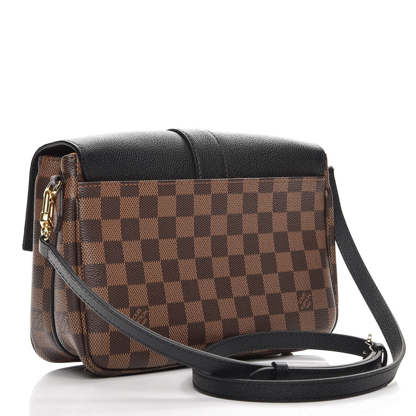 Louis Vuitton Damier Ebene Clapton Crossbody Bag - Black