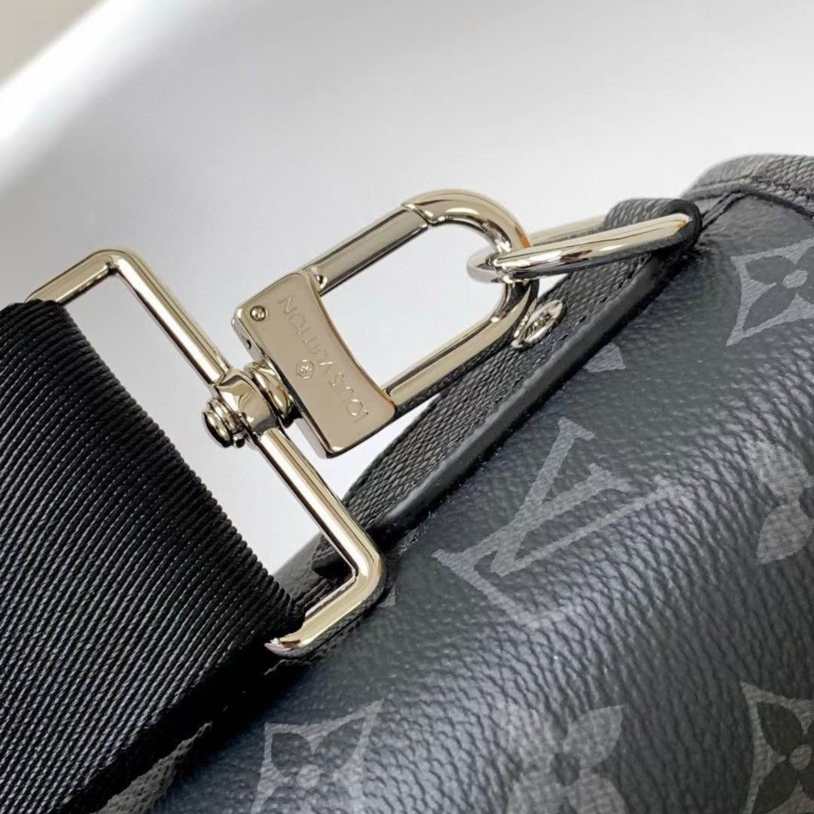 Louis Vuitton Monogram Eclipse Weekend Tote Bag - Black