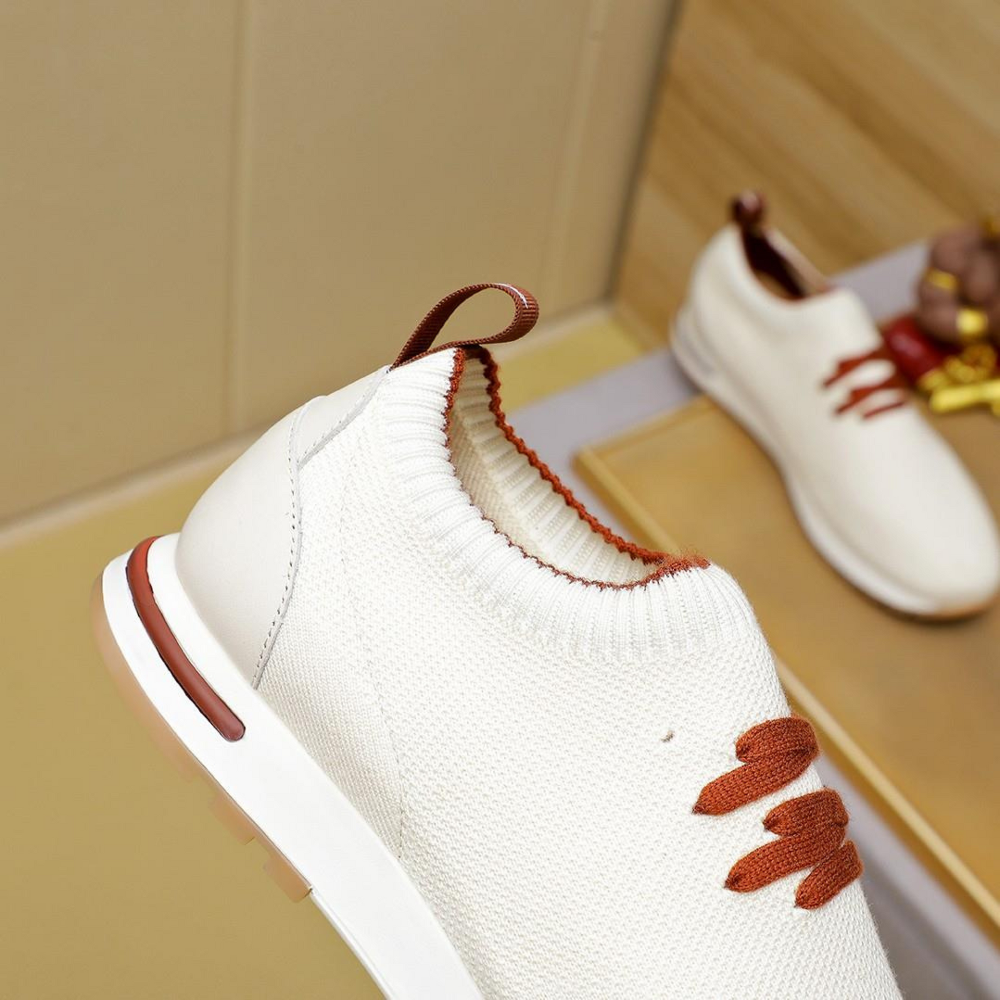 Loro Piana 360 LP Flexy Walk Wish® Wool Sneakers - White (1000)