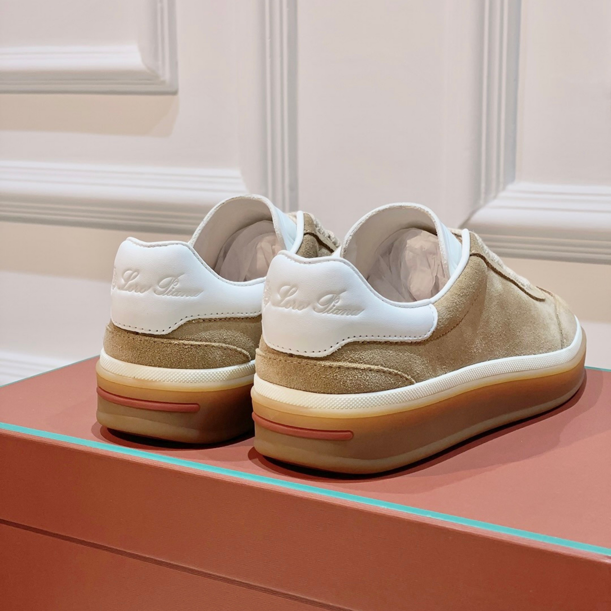 Loro Piana Tennis Walk Suede Sneakers - Suede (256)