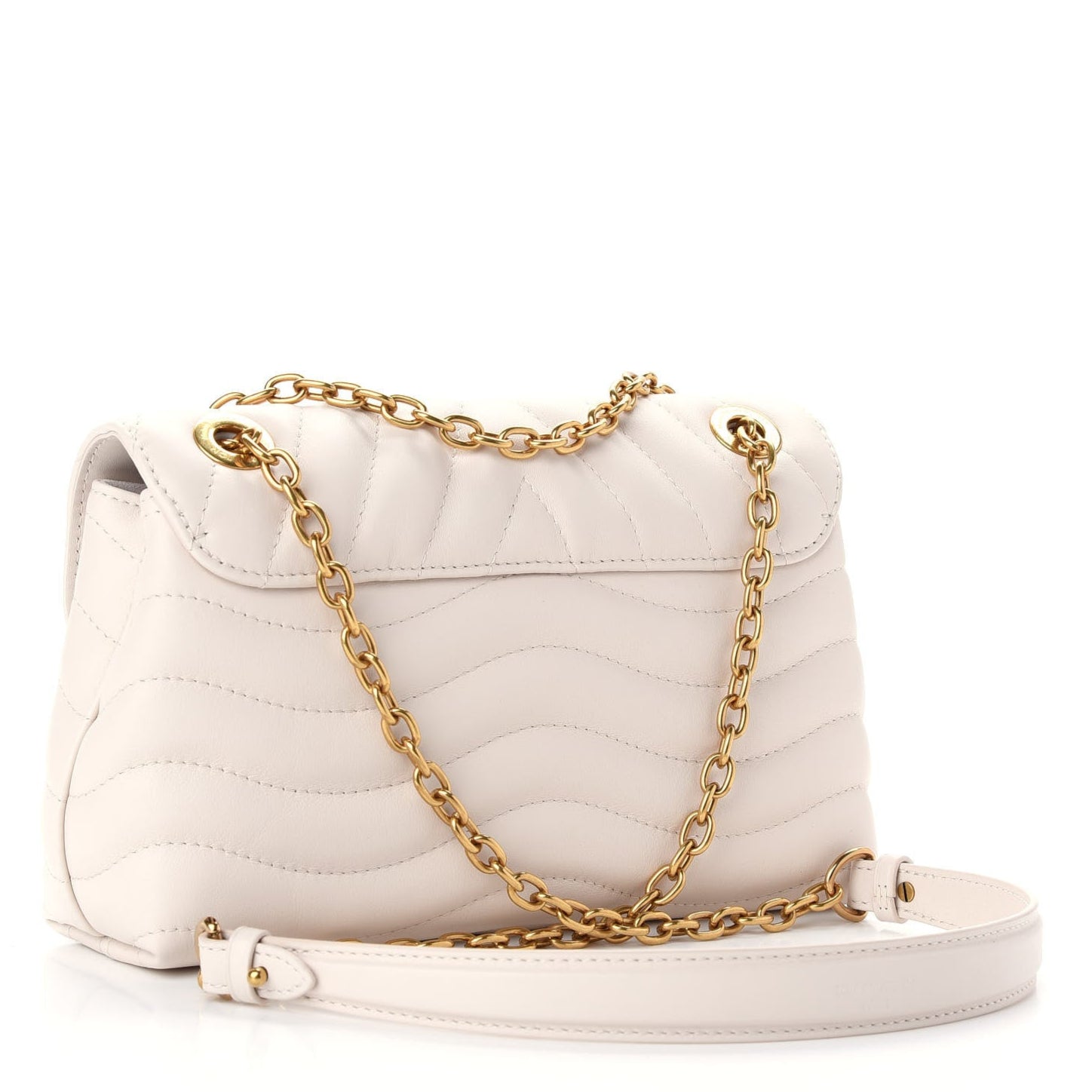 Louis Vuitton New Wave Chain Bag MM - Ivory White