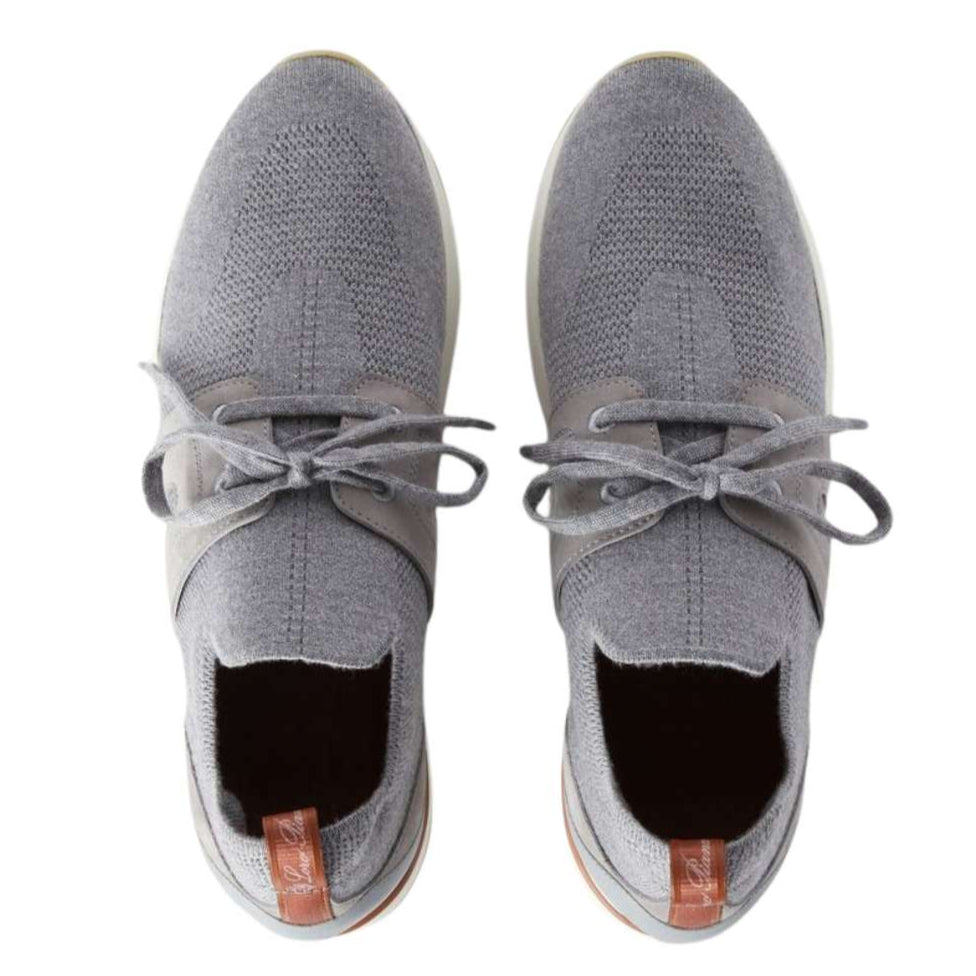 Loro Piana 360 LP Flexy Walk Wish® Virgin Wool Sneakers - Gray (002)