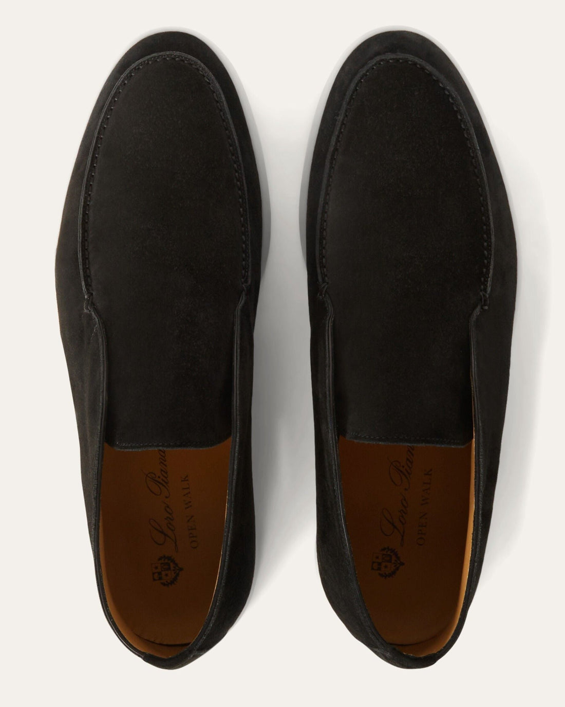 Loro Piana Open Walk Chukka Suede Ankle Boots - Black (8000)