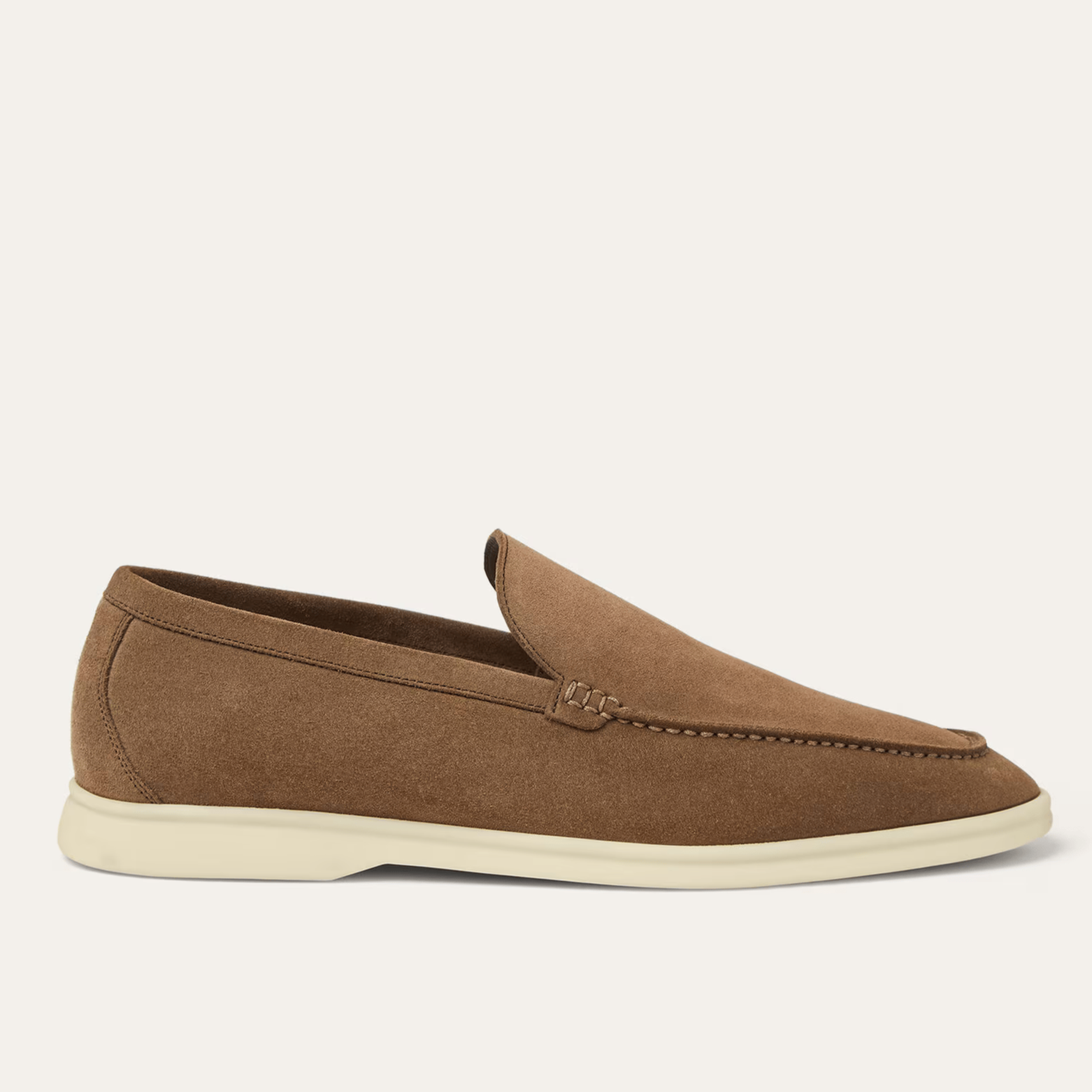 Loro Piana Summer Walk Suede Loafers - Dusk (H0X4)