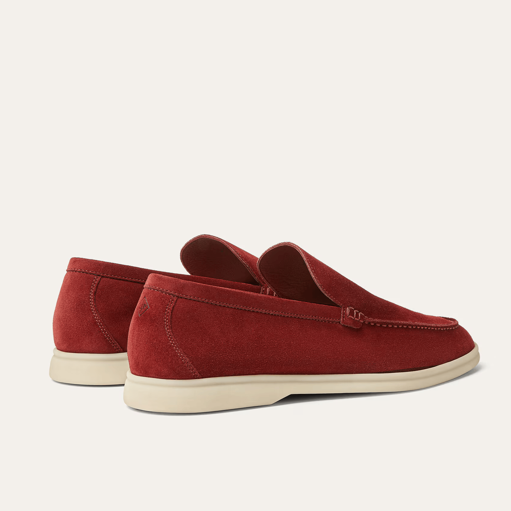 Loro Piana Summer Walk Suede Loafers -  Dried Red (R0DV)