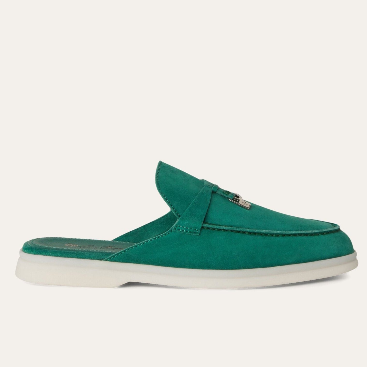 Loro Piana Babouche Charms Walk Slippers - Forest Leaves (50RT)