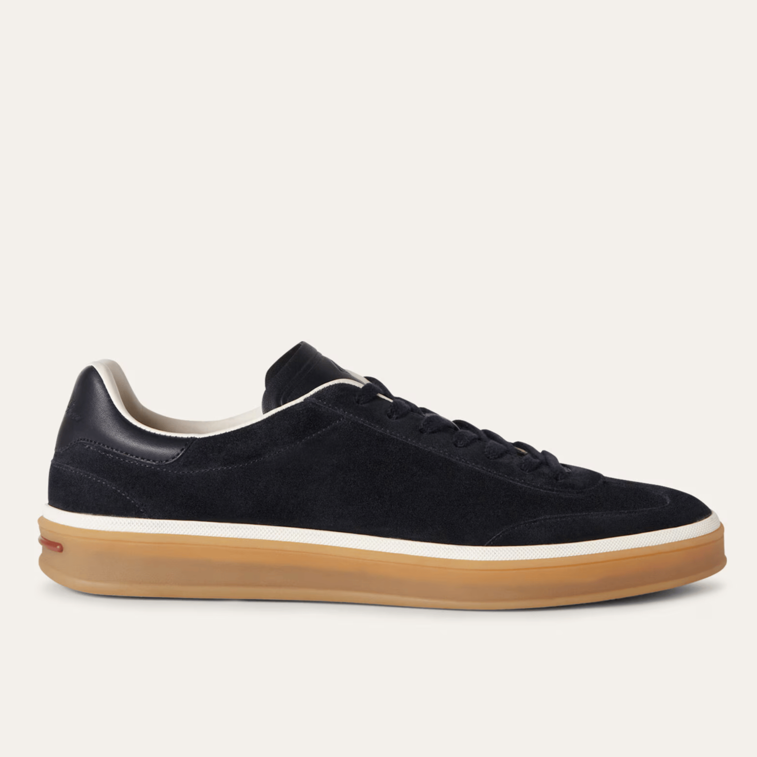 Loro Piana Tennis Walk Suede Calf Split Sneakers - Navy Blue (W000)