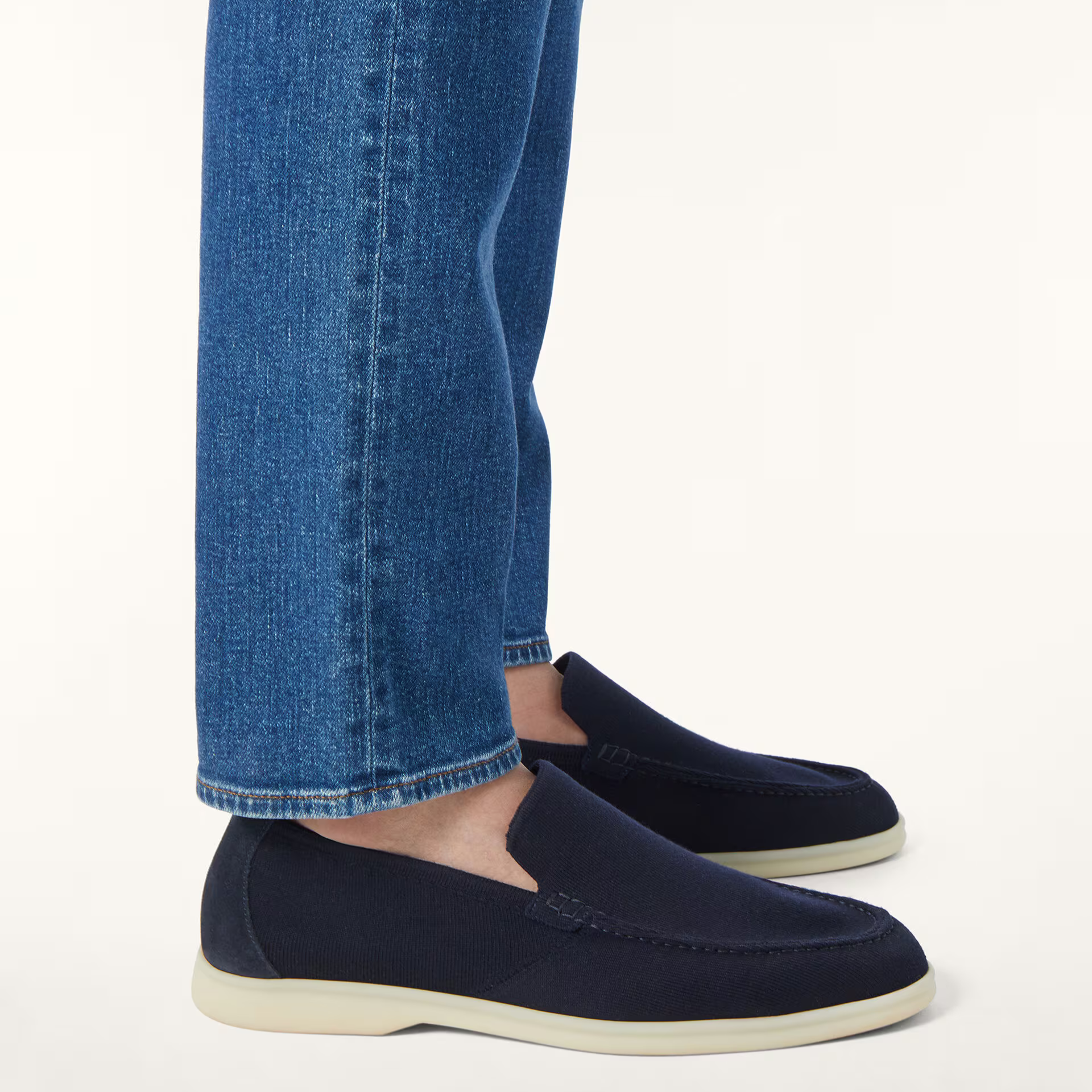 Loro Piana Summer Walk The Gift of Kings® Loafers - Navy Blue (W000)