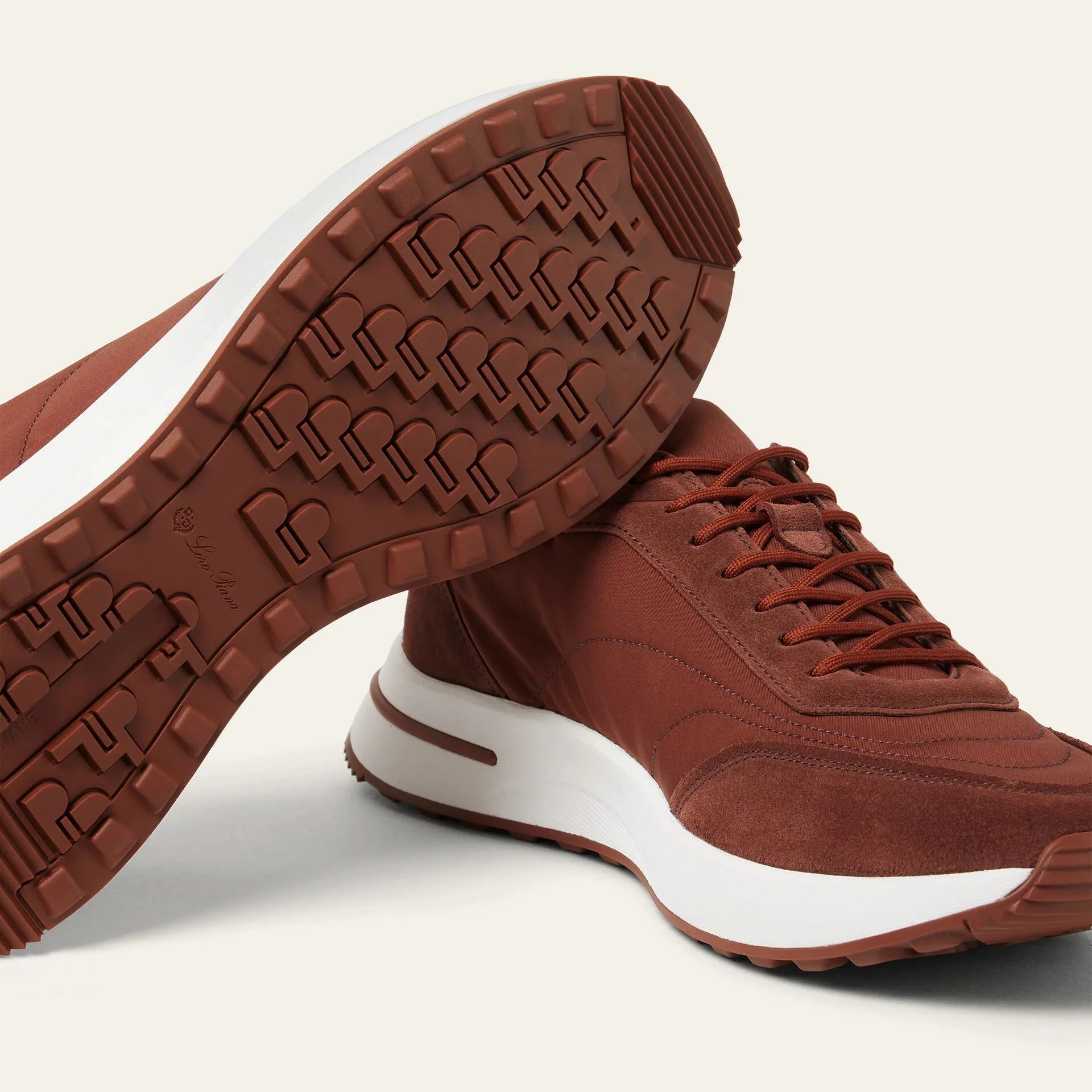 Loro Piana Weekend Walk Microfibre Storm System® Sneakers - Sanguine Pencil (P0B2)