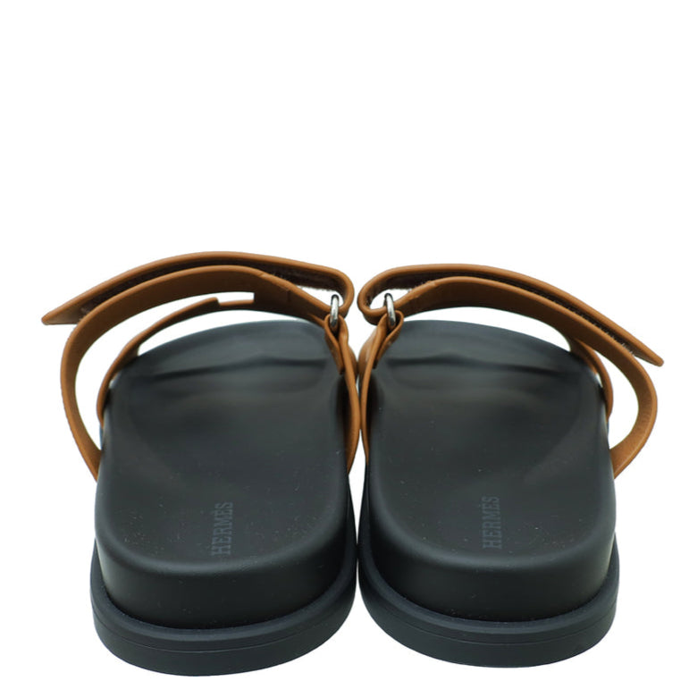 Hermes Chypre Sandals - Naturel