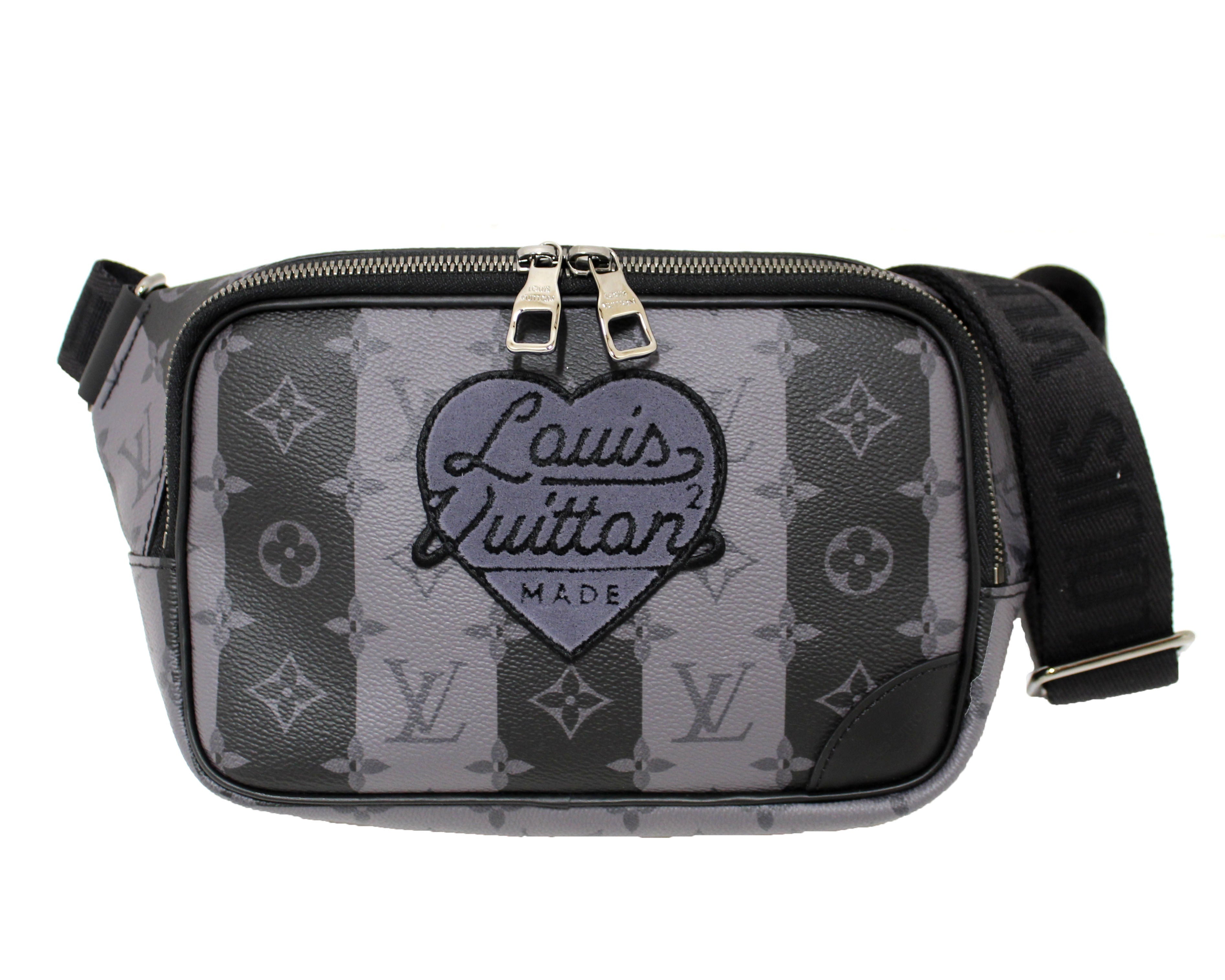 Louis Vuitton x NIGO Monogram Eclipse LV Heart Sling Bag - Black