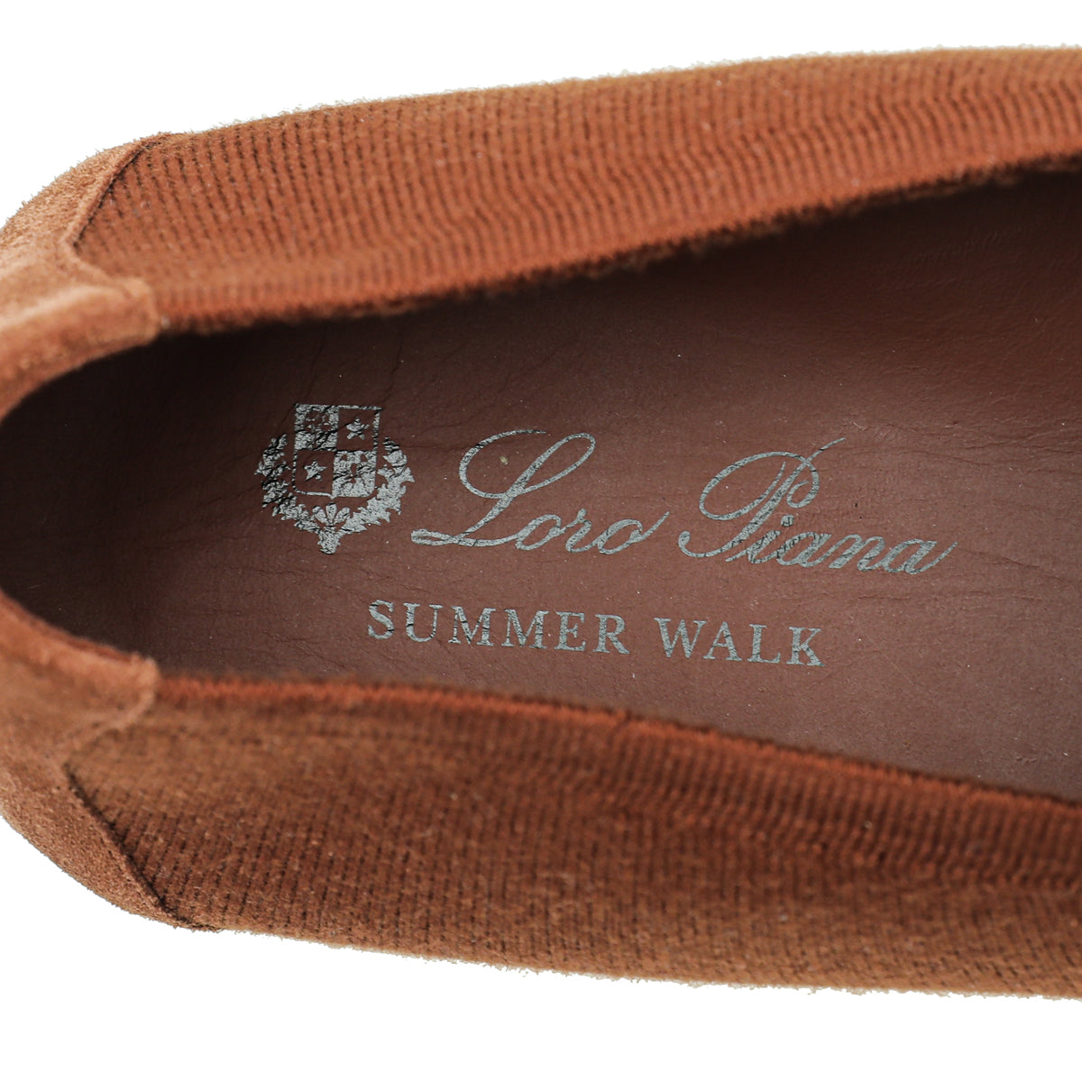 Loro Piana Classic Summer Knitted Walk Loafer - Rust (227)