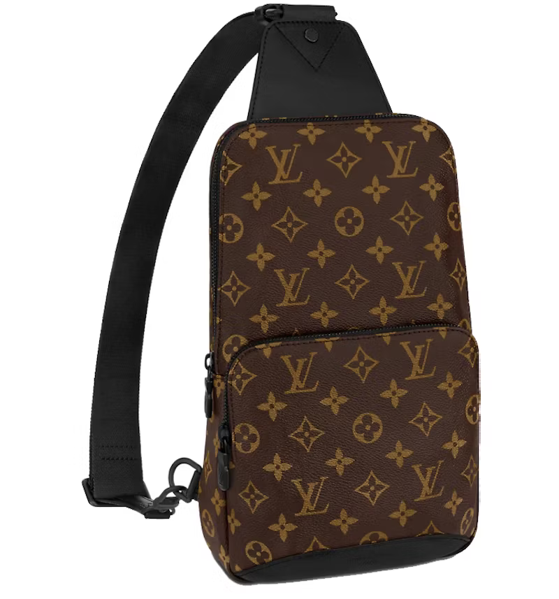 Louis Vuitton Macassar Monogram Canvas Avenue Slingbag Crossbody - Brown