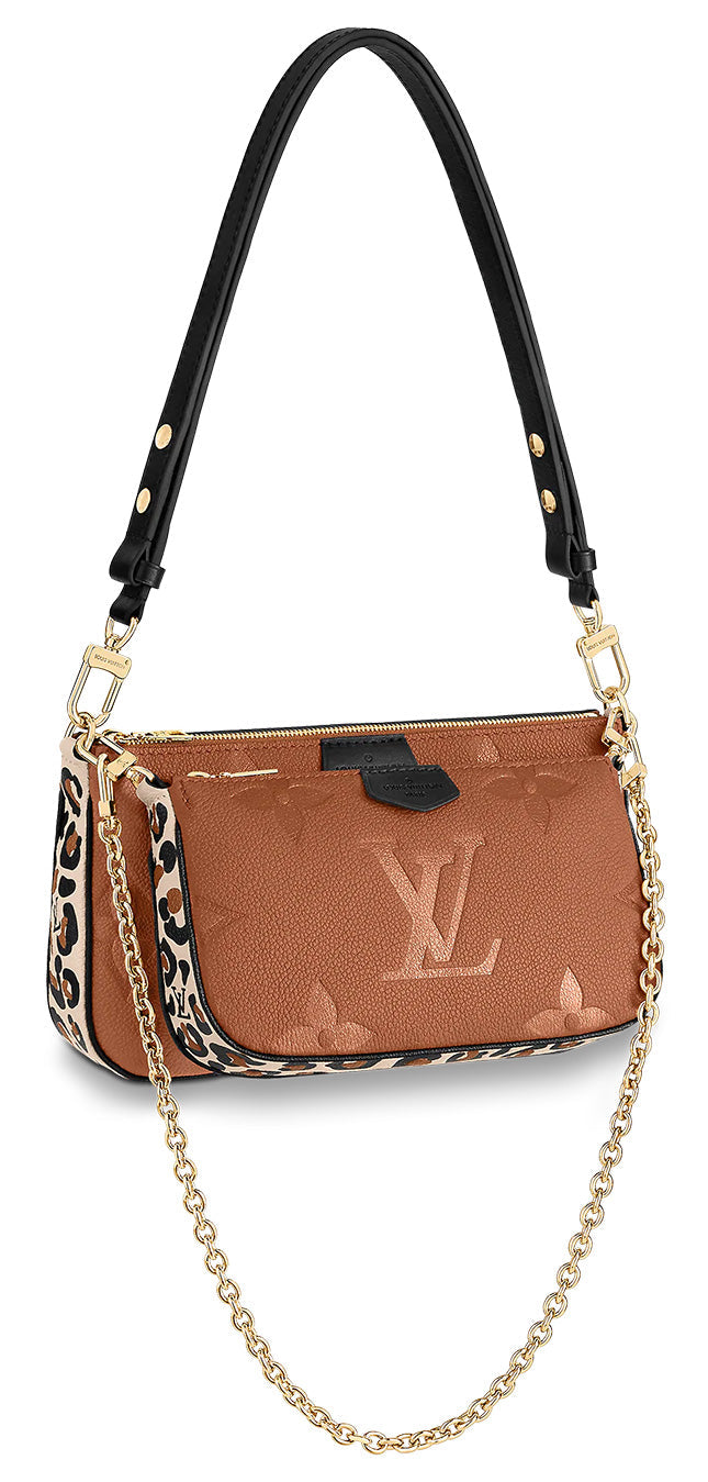 Louis Vuitton Wild At Heart Multi Pochette Accessoires Crossbody Bag - Caramel Brown
