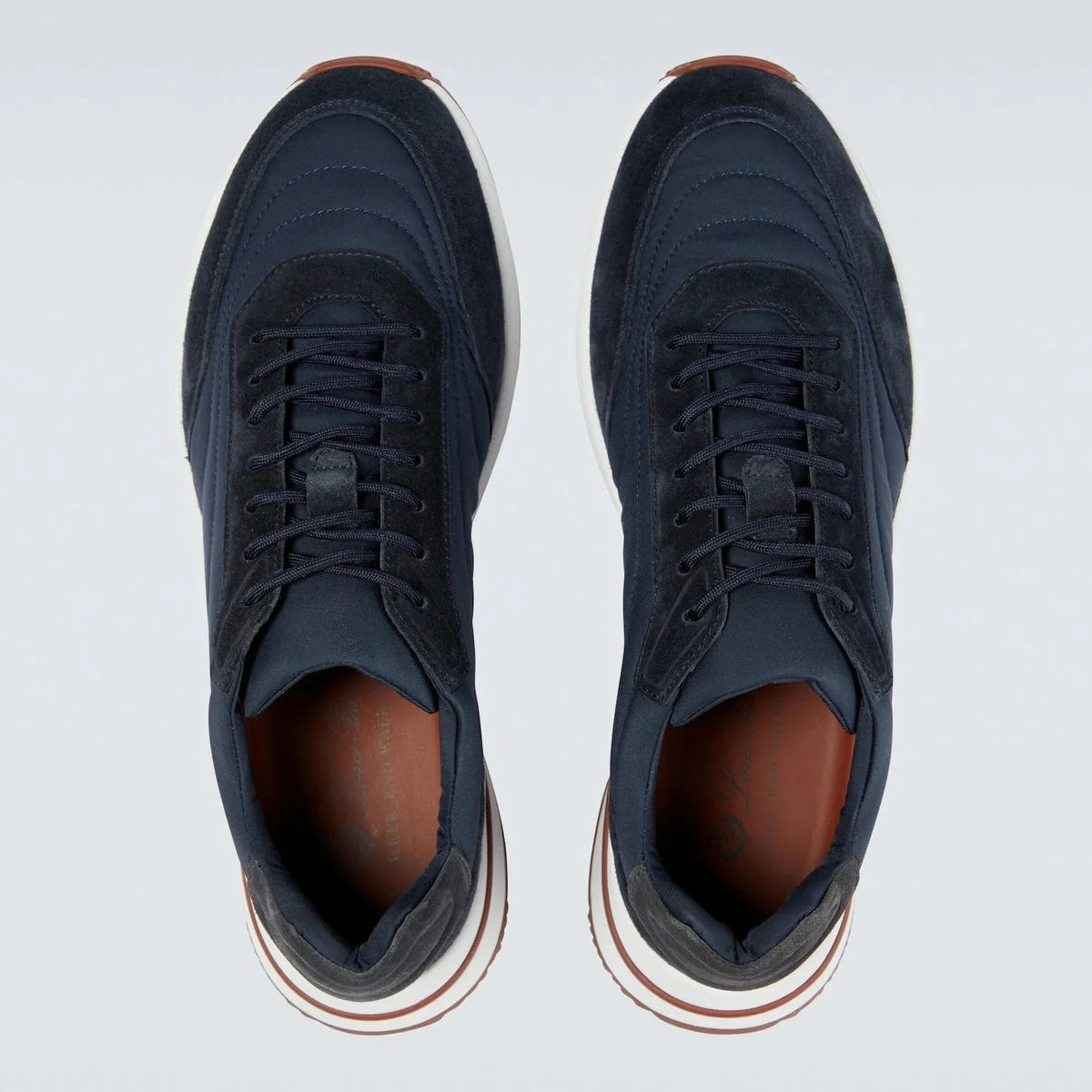 Loro Piana Week End Walk Sneakers - Navy Blue (W000)
