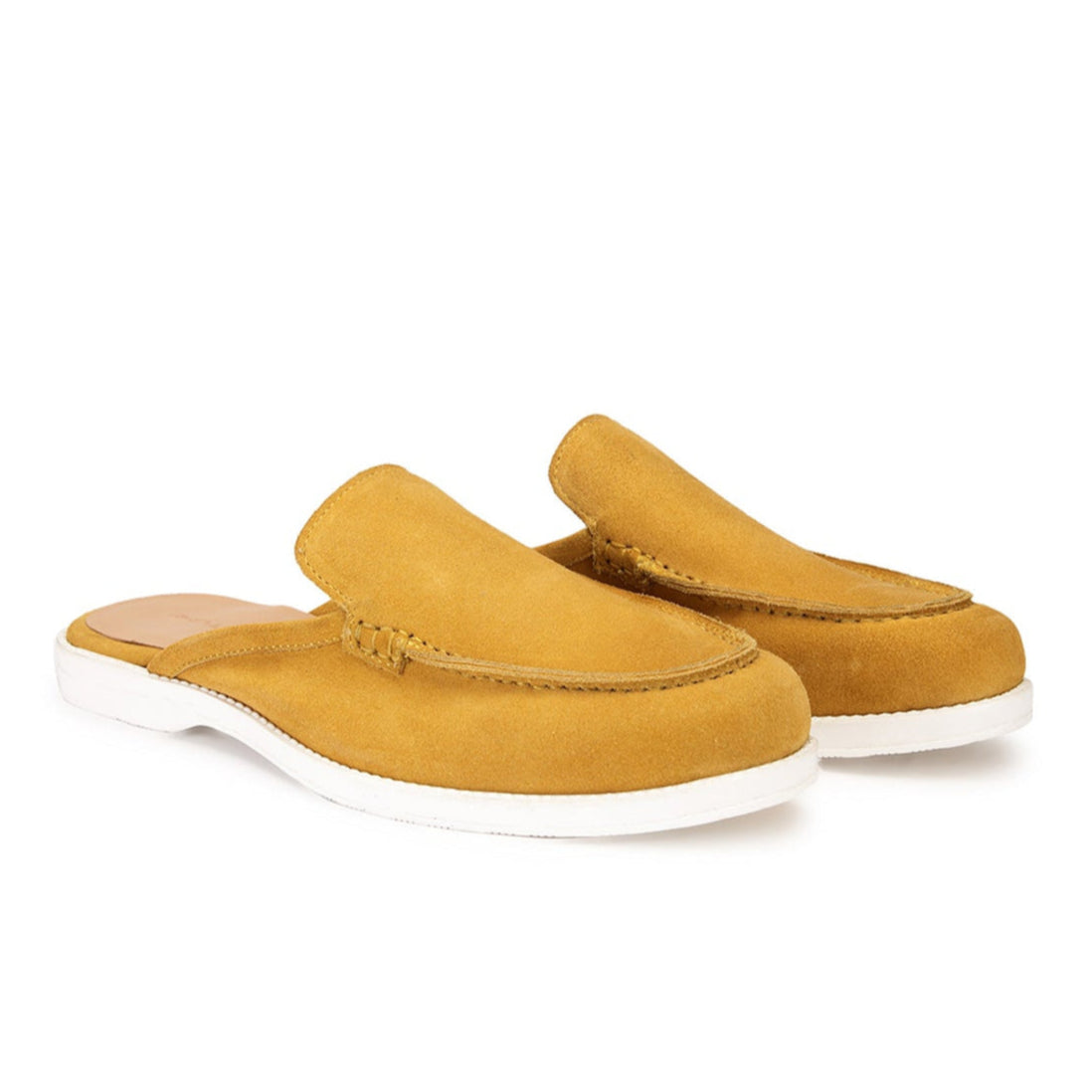 Loro Piana Light Charms Walk Suede Slip On – Yellow (200)
