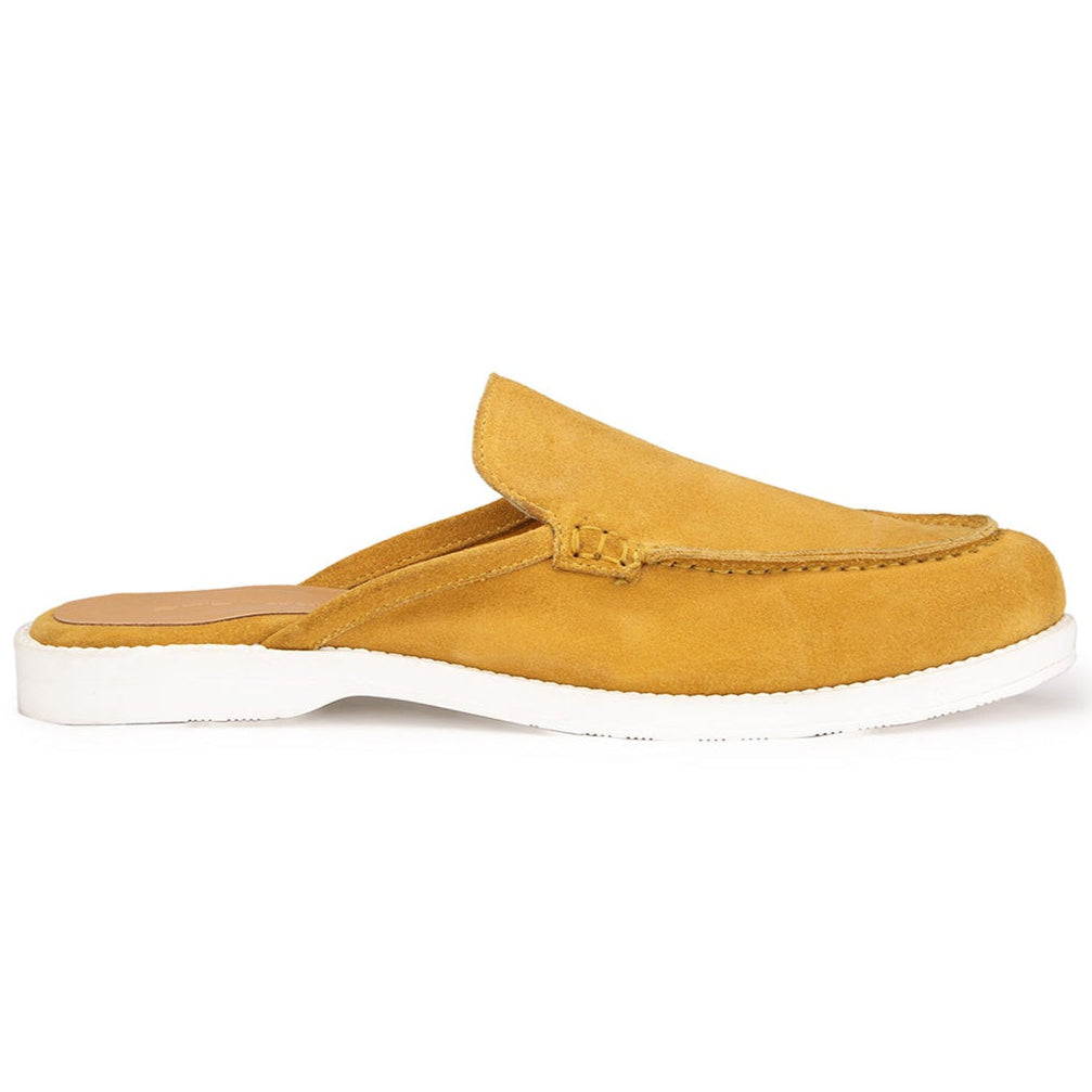 Loro Piana Light Charms Walk Suede Slip On – Yellow (200)
