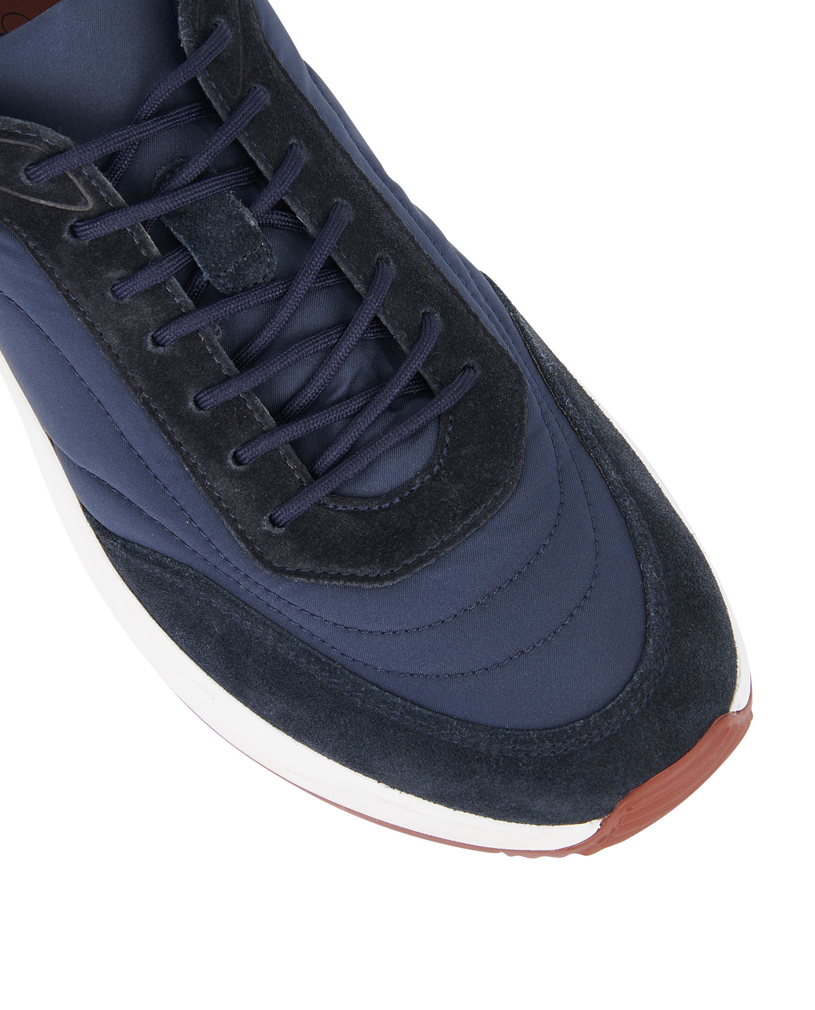 Loro Piana Weekend Evo Suede Sneakers - Navy Blue (082)