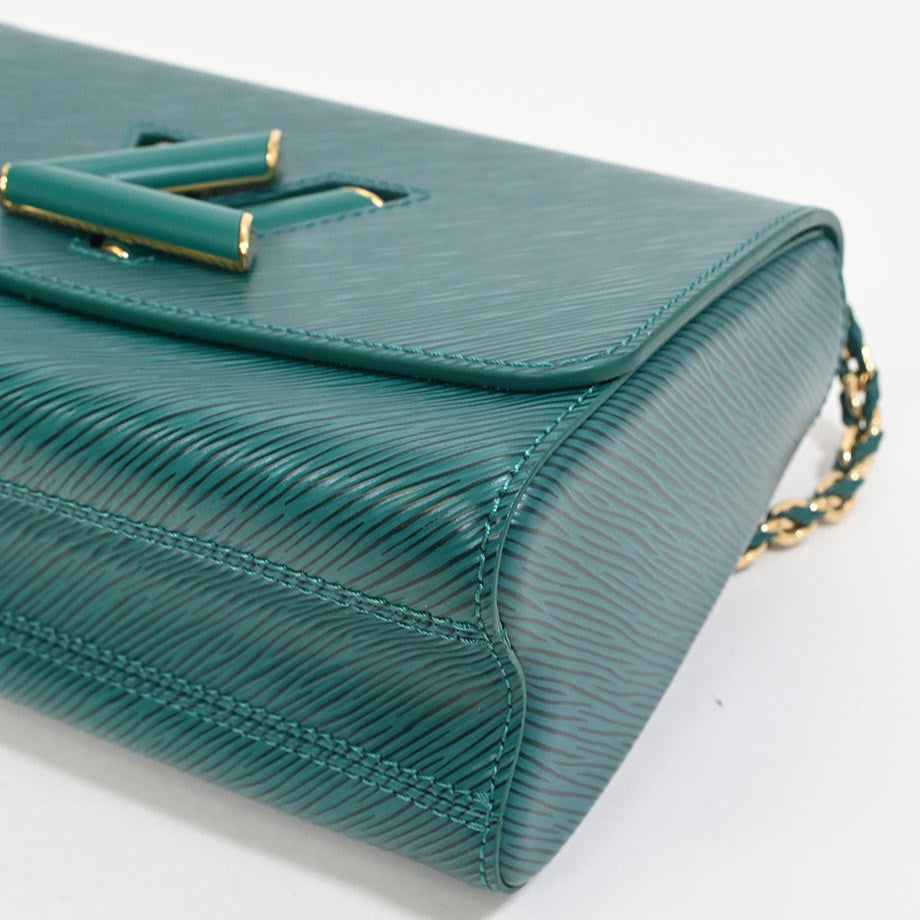 Louis Vuitton Twist MM Chain Shoulder Bag - Turquoise