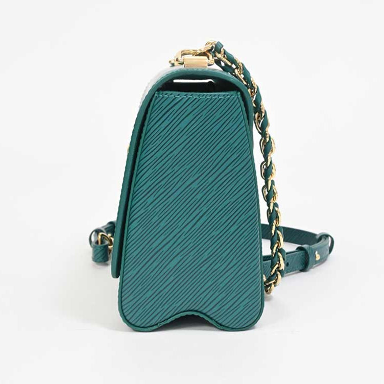 Louis Vuitton Twist MM Chain Shoulder Bag - Turquoise