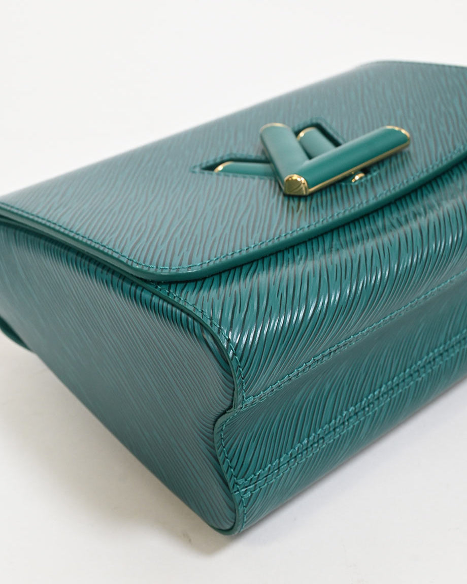 Louis Vuitton Twist MM Chain Shoulder Bag - Turquoise