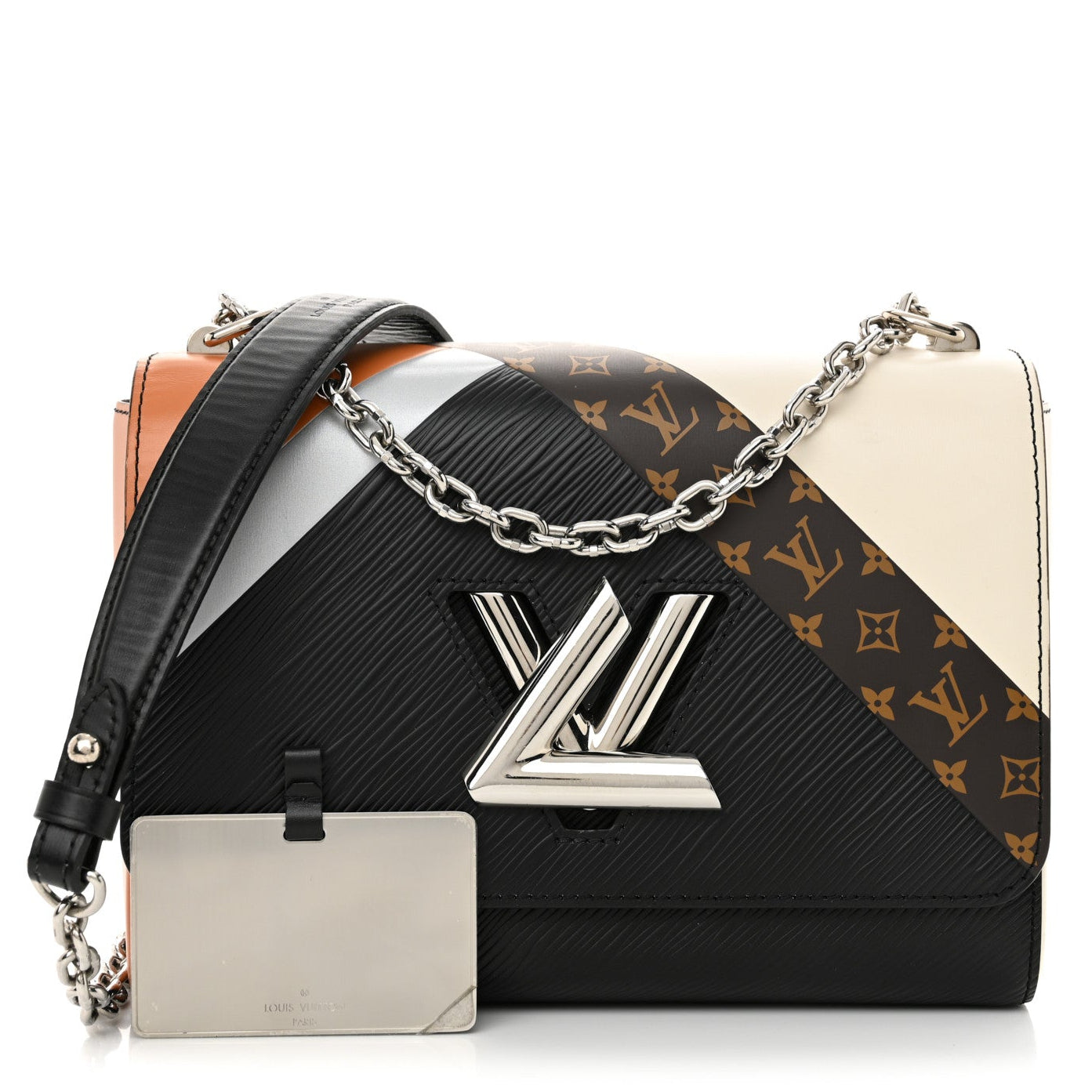 Louis Vuitton Twist MM Shoulder Bag - Monogram Black