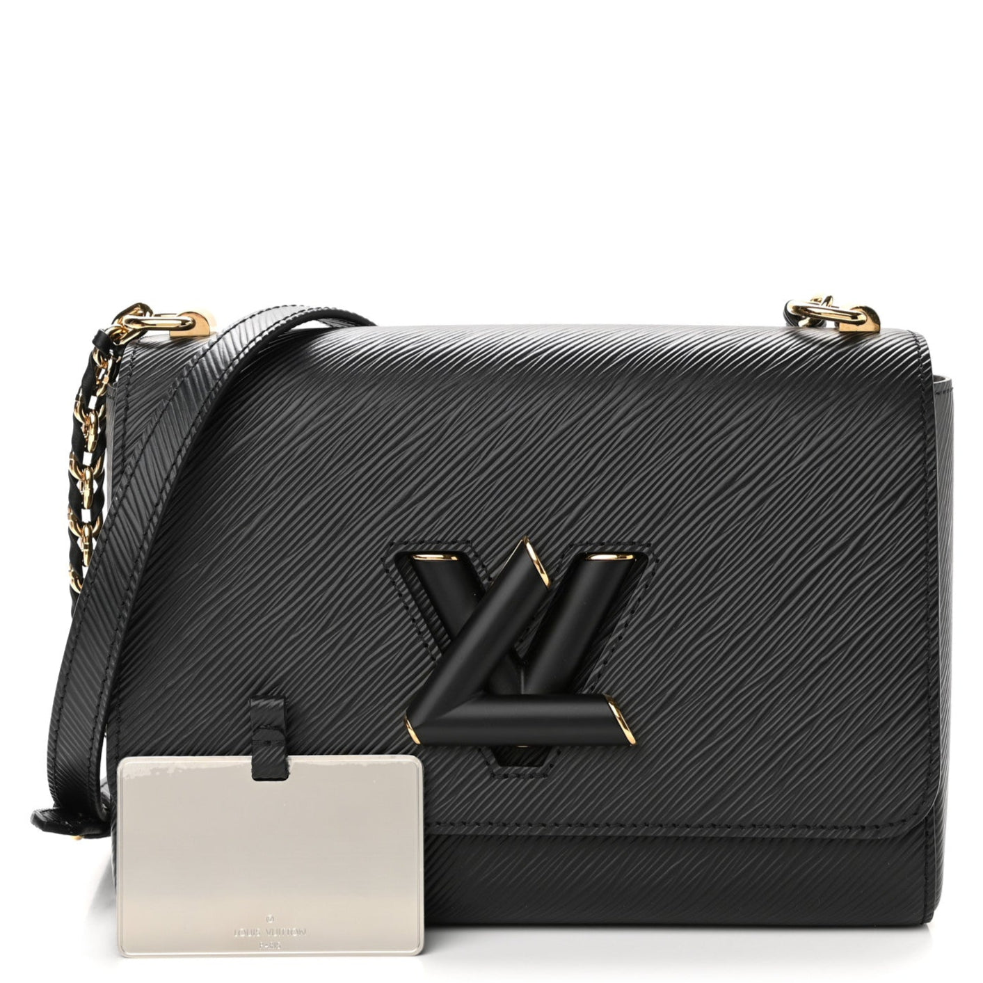 Louis Vuitton Twist MM Shoulder Chain Bag - Black
