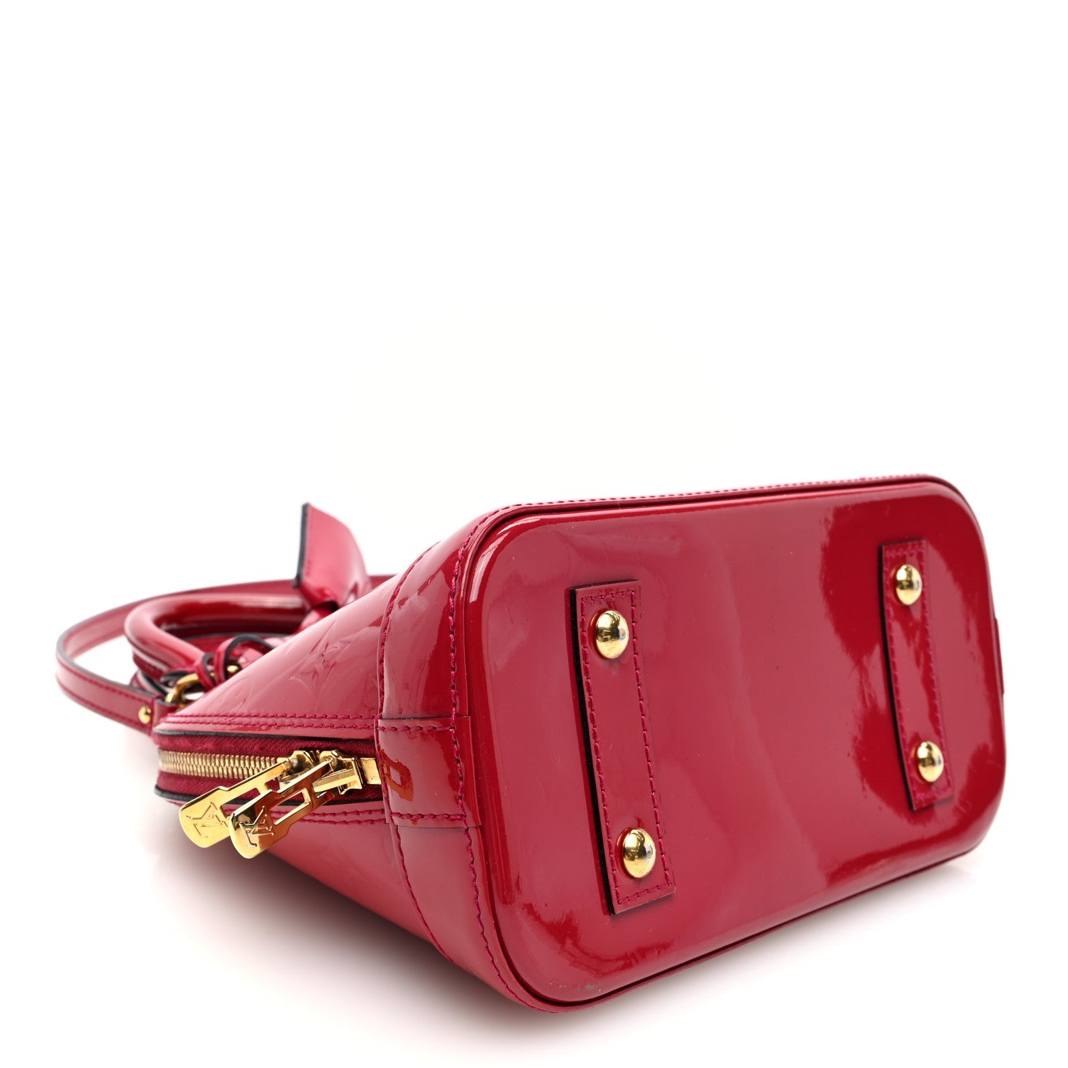 Louis Vuitton Vernis Alma BB Handbag - Red